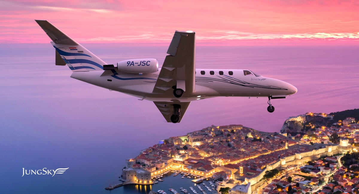 Private jet to Dubrovnik - Jung Sky