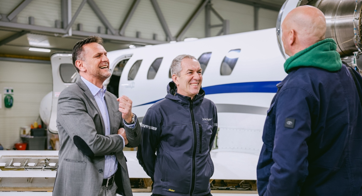 Tportal posjetio Jung Sky hangar za servise mlažnjaka u Varaždinu