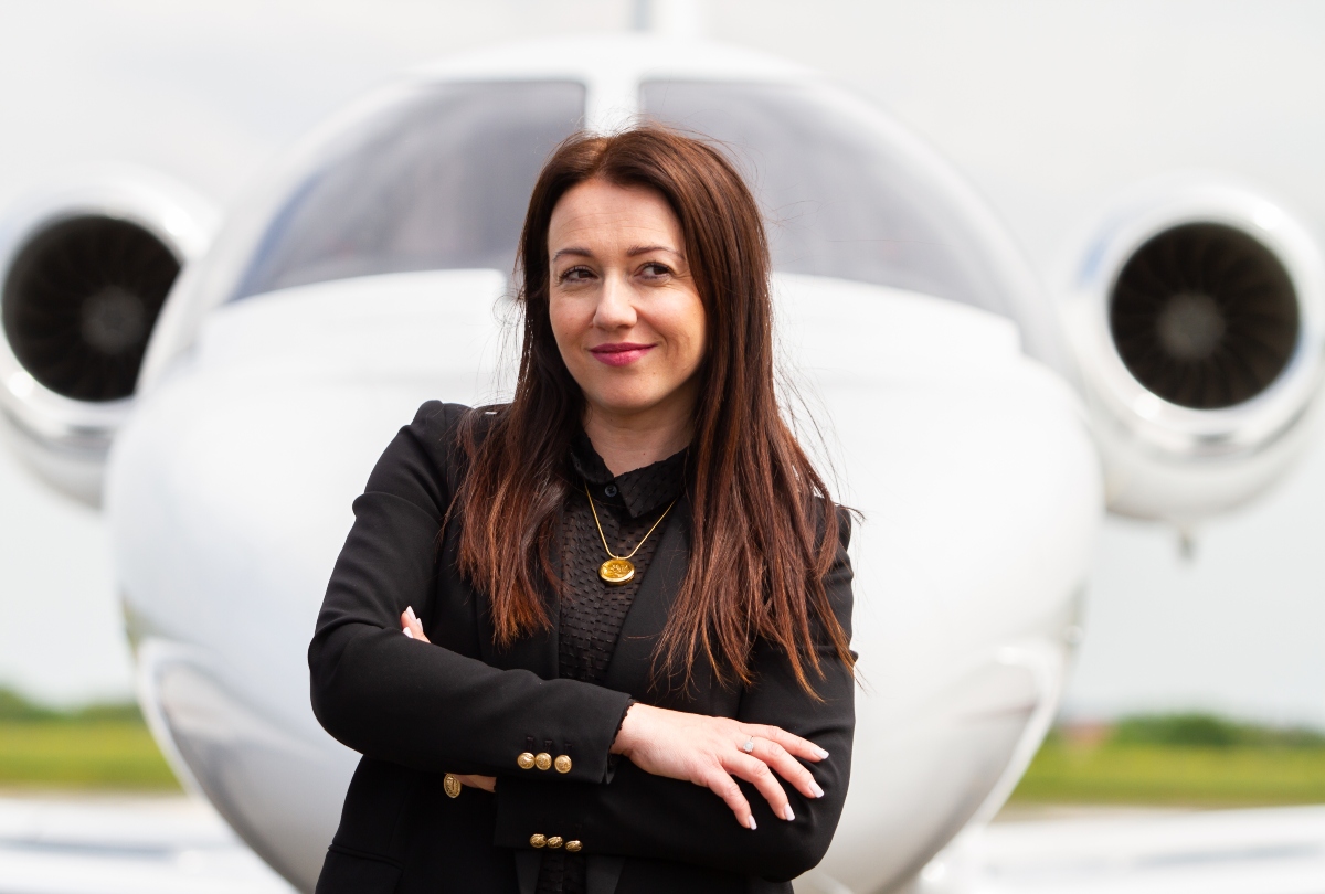 Jasna Jung's thoughts about business aviation for Lider magazine